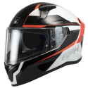 TIGER STREAM V1 CASCO INTEGRALE MPH - Bianco Grigio Rosso