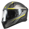 TIGER STREAM V2 CASCO INTEGRALE MPH - Nero Grigio Giallo