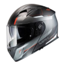 RAPTOR SPACE Casco Modulare MPH - Titanio Rosso