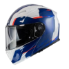 RAPTOR SPACE Casco Modulare MPH - Bianco Blu Rosso