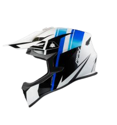 JUMPER MX RAYGUN Casco Off Road MPH - Bianco Blu