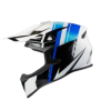 JUMPER MX RAYGUN Casco Off Road MPH - Bianco Blu