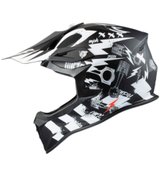  JUMPER MX PISTONE Casco Off Road MPH - Bianco Nero