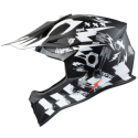 JUMPER MX PISTONE Casco Off Road MPH - Bianco Nero