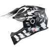  JUMPER MX PISTONE Casco Off Road MPH - Bianco Nero